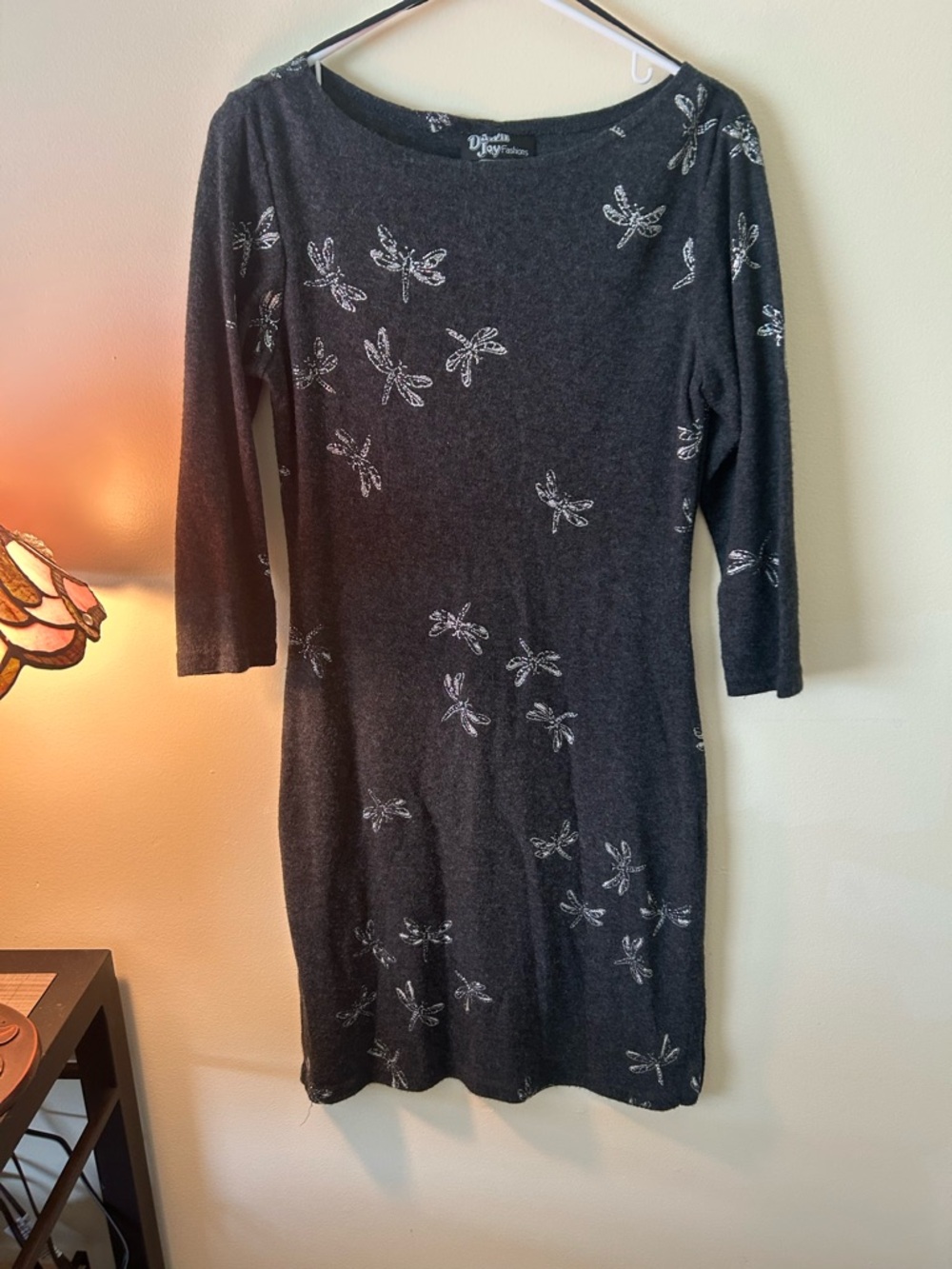 Y2K Dragonfly Knit Dress- M/L
